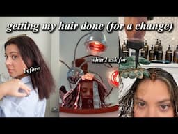 Getting my hair done & what I asked for (as a hairstylist) + doing my own clients // Vlog