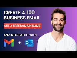 How to Create a 100 Business Email Account + Free Domain | Use it with Gmail & Outlook 2025