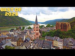 Germany's Peaceful Rhine Towns - Best of 2023 Bacharach & Oberwesel 4K