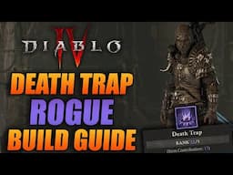 Diablo 4 Season 8 Death Trap Rogue - All-Powerful God of Overpower!