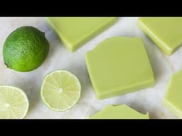 Luxurious lime soap🍋‍🟩 A natural homemade recipe