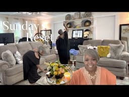 SUNDAY RESET/CLEAN AND DECORATE AROUND THE HOUSE