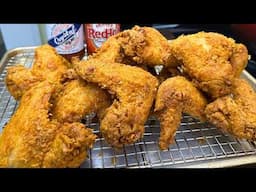 The Fried Chicken Wing Secrets No One Tells You! CRUNCHY Mustard Fried Chicken