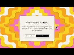 Creating an apply-to-attend event