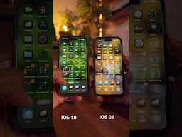 iOS 18 VS iOS 26. Apple’s Biggest Update Yet