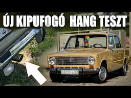 Új kipufogó a LADÁN .* Hang teszt *