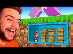 Construí Una Base Diminuta en Minecraft
