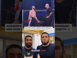SOUND ON. Owais Yaqoob gets a dominant with over Pratik Shetty at the VFC #IndianMMA
