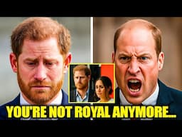 Prince Harry Collapses In Tears After Prince William Removes His Titles