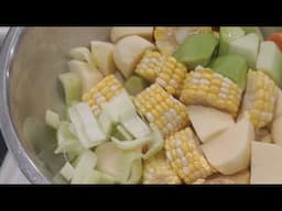 Cowfoot CORN Coconut Soup #livecooking #livestreaming