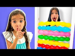 Julinha e Manu brincam com balões e outras histórias 🎈