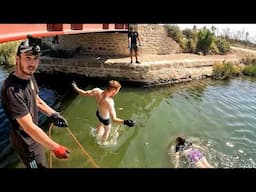 Cet endroit est parfait pour pêcher à l'aimant ! Le spot de rêve