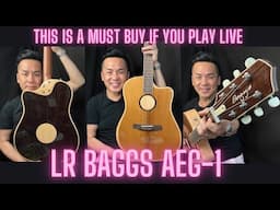 LR BAGGS AEG-1 Torrified SITKA SPRUCE TOP @SweeLeeMusicCo @lrbaggsmedia