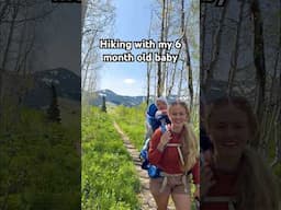 Mom hike with our babies💕 #momlife #utahmom #hikingwithkids #mountaingirl #hikeutah #momsoftiktok