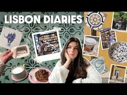 A Week in Lisbon ⭑Artist Vlog⭑ Lisbon Diaries, places, books, inspiration, shopping haul