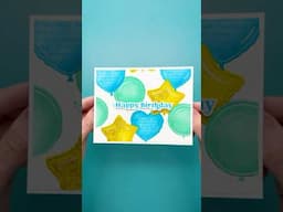 Make an EASY DIY Birthday Card With Me!🥳 ASMR Crafting #asmr #craft #art