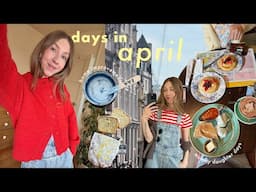 days in april | spring is here, hallway refresh and baking