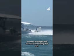 FL officer makes daring jump onto high-speed runaway boat