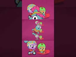 Work It Out Wombats! | Pattern Song! 🔴 🔴 🟦 | PBS KIDS #Shorts