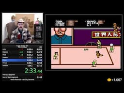 Super Dodgeball NES speedrun in 6:18 by Arcus