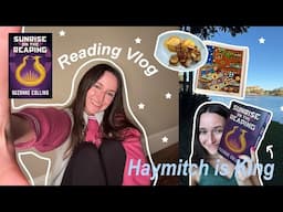 SUNRISE ON THE REAPING reading vlog // I'm obsessed, give me 14 Hunger Games Books