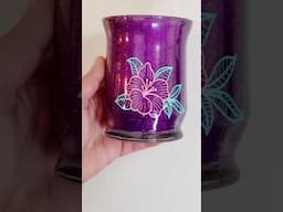 Make a glitter jar super easy fun weekend craft! #cricut