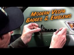 Modern Vespa “Vespa” Emblems and Badges