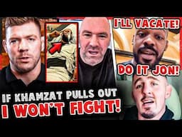 Dricus Du Plessis REFUSES to fight if Khamzat PULLS OUT! Tom Aspinall RESPONDS to Jon Jones RANT!