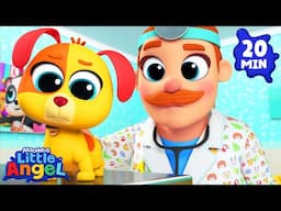 Bingo's Visit To The Vet | Animal Learning Videos | Little Angel Kids Songs & Nursery Rhymes