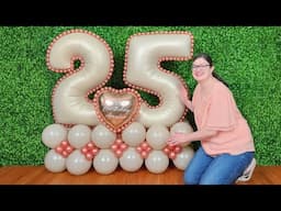 How To Make Gorgeous Balloon Number Stacks At Home
