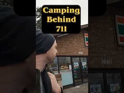 Camping Behind 7-Eleven  #camping #stealthcamping #outdoors
