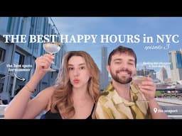 trying the BEST happy hour spots in NYC 🍸 | The Seaport (Ep. 03)