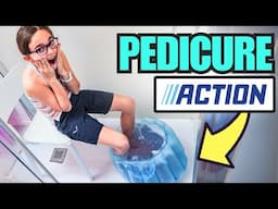 PEDICURE IN CASA con lo SHOPPING da ACTION
