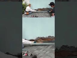 Roof to Wall Stucco Flashing, #shortsfeed, #roofing, #humor, #magic, #shorts, #trending, #ytshorts,