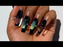 CLEAR FRECH NAIL ART | BORN PRETTY 9D CAT EYE GEL😍