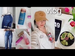 the perfect jeans, tinted spf fav, whole foods haul, my jimmy johns order ✨ vlog