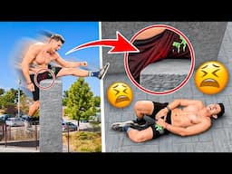 LA CAÍDA de PARKOUR MÁS DOLOROSA de ÁLEX SEGURA...🤕