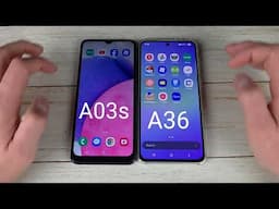 Samsung A36 Vs Samsung A03s Speed Test Comparison
