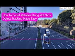 counting vehicles | tracking & counting using yolov12 | yolov12 object detection and object counting
