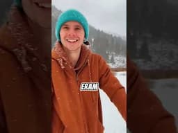 O milagre da neve visto apenas nas lendas ✨🌨️