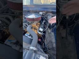 After 30 years of sitting, this small black Mopar is back to life! #mopar #dodge #engineswap