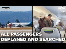One arrested, passengers deplaned from aircraft after 'flippant' bomb remark at SEA