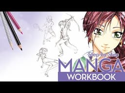 Step-by-Step Manga Workbook (Book Flip Through)