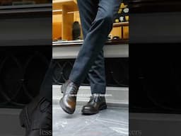 Get rid of those sneakers! Man up with proper shoes.