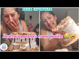 Por que se le hacen estas BOMBAS a mi pastel 😭 ya decorado