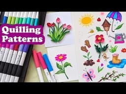 Trying the Ohuhu Water-Based Markers for Paper Quilling