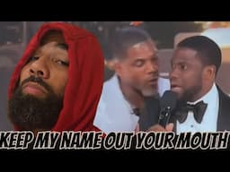 Kirk Franklin Checks Kevin Hart On Stage At The BET Awards For Calling Him Out For Twerking
