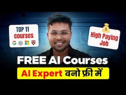Top 11 FREE AI Courses 2025 | Free Google AI Certificates | Generative AI Certificates