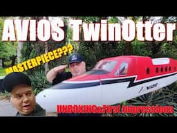 AVIOS Twin Otter Scale Twin-Engine STOL RC Plane w/Wheels & Floats EPO 1600mm PNF UNBOXING