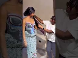 Making of Bride Priscy s dress by Bukola #beauty #sewingtutorial #content #jp2025 #shorts #diy #jp